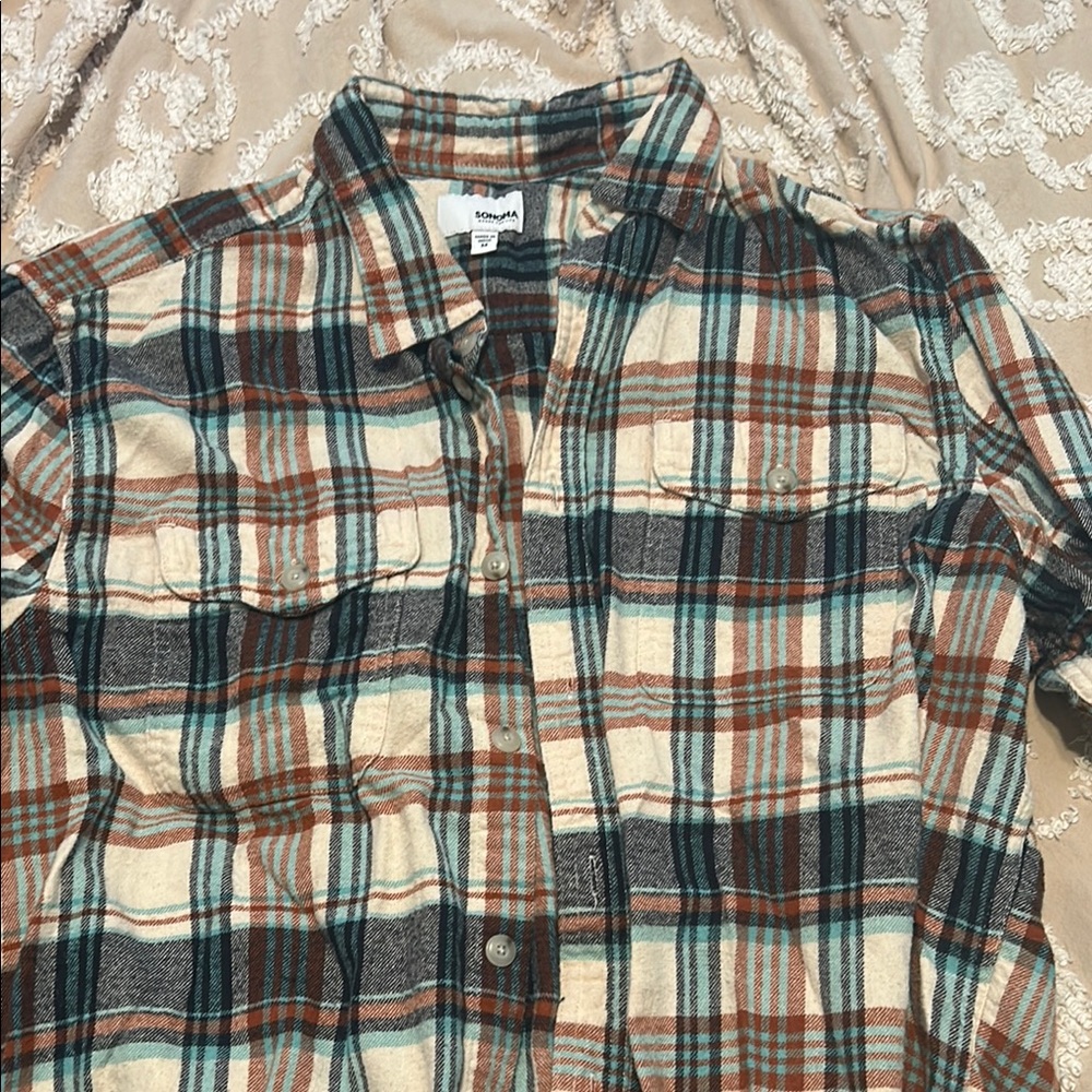 Sonoma Multicolor Plaid Shirt